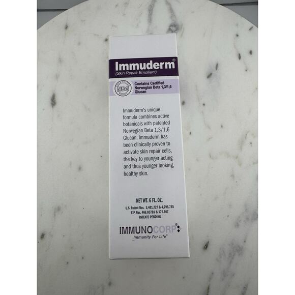 NEW Immuderm Skin Repair Emollient 6 FL.OZ Sealed Norwegian Beta 1,3/1,6 Glucan - Picture 6 of 11